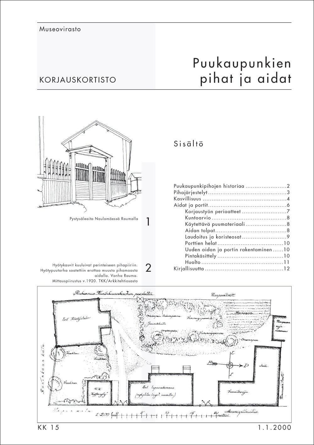 Korjauskortin numero 15 etusivu.