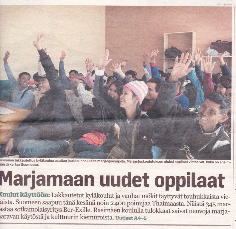 Kesällä 2011 Suomeen saapui noin 2400 thaimaalaista marjanpoimijaa.